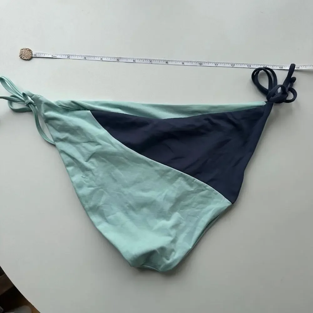 L*Space Dani Bikini Bottom XL Slate Pool Colorblock NWT